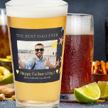 Best Dad Ever keepsake custom photo Glass<br><div class="desc">Personalise this useful and cute beer glass with your custom photo and make it a keepsake Father's Day gift for your dad!            You can easily modify the text and replace the picture with your own!</div>