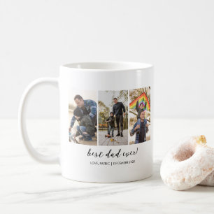 Best Dad Ever Keepsake Multi Photo Coffee Mug