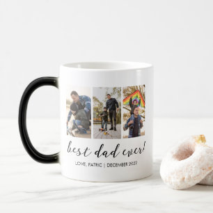 Best Dad Ever Keepsake Multi Photo Magic Mug