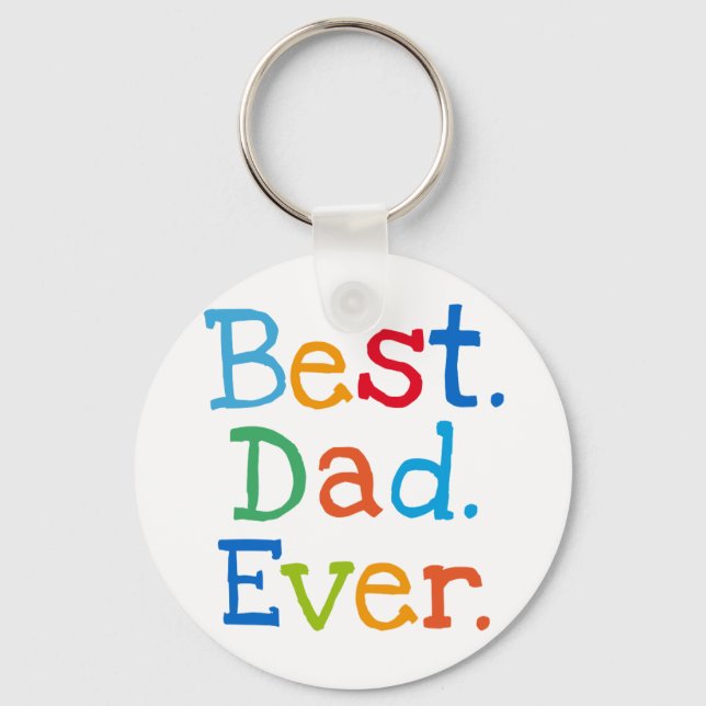 Best dad ever key ring (Front)