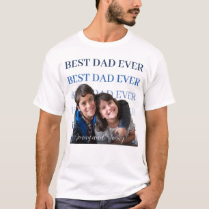 Best Dad Ever Kids Photo Bundle Gift Set T-Shirt