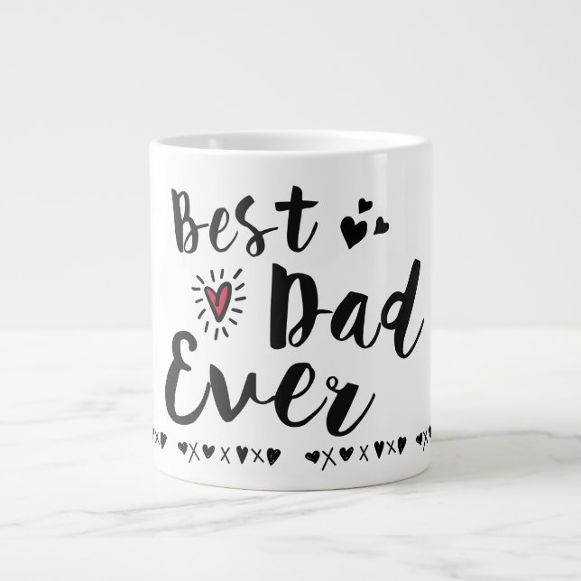 Best Dad Ever Large Coffee Mug (Front)