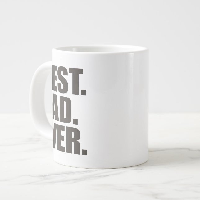 Best Dad Ever Large Coffee Mug (Front Left)