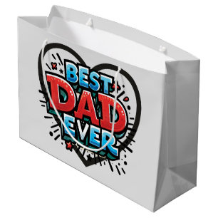 Best Dad Ever Large Gift Bag