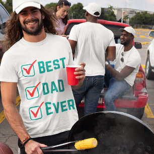 Best Dad Ever Large Print Common Style Redesigned T-Shirt