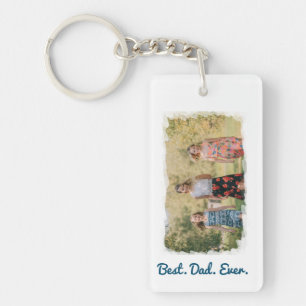 Best Dad Ever Love You Dad Photo Frame Effects Key Ring