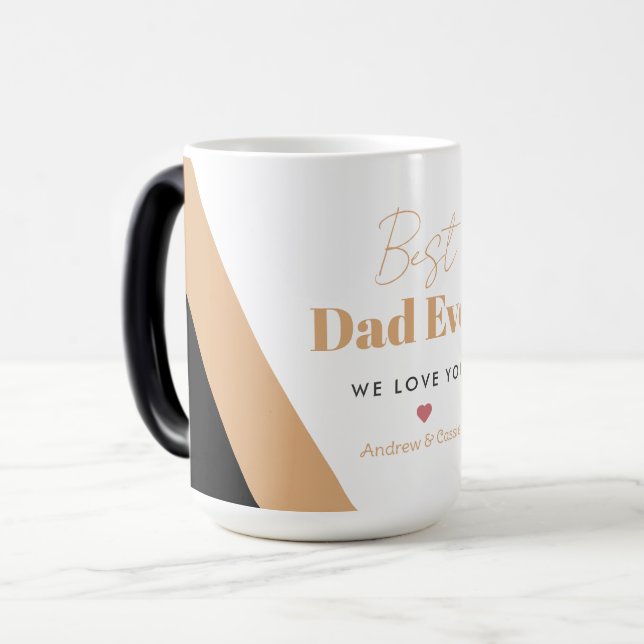 Best dad ever magic mug (Front Left)