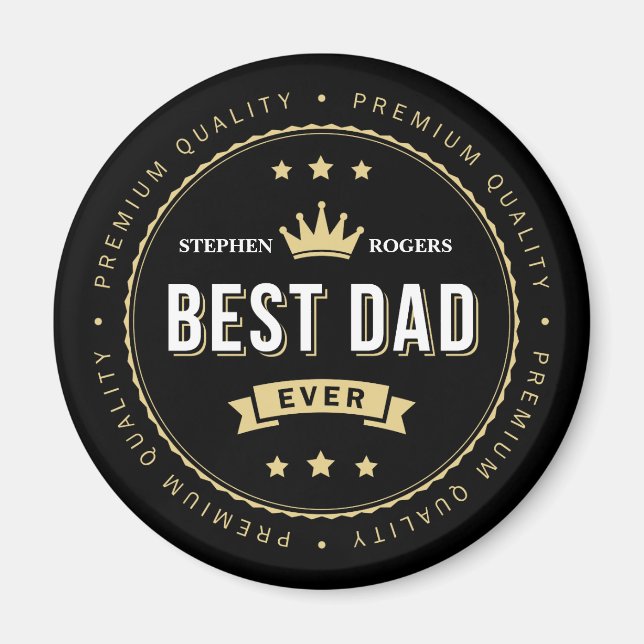 Best Dad Ever Magnet (Front)