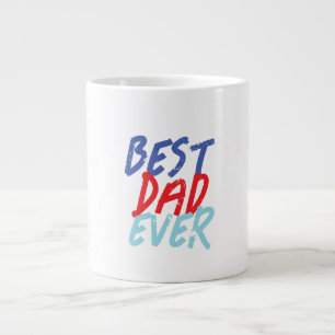 Best Dad Ever Minimalist Cool Professional Large Coffee Mug