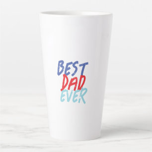 Best Dad Ever Minimalist Cool Professional Latte Mug