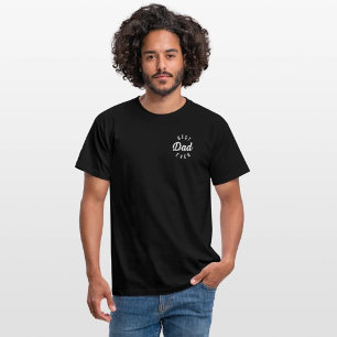 Best Dad Ever Minimalist Elegant T-Shirt