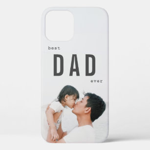 Best Dad Ever Minimalist Photo Father's Day Case-Mate iPhone Case