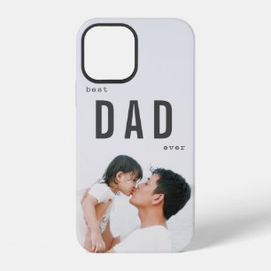 Best Dad Ever Minimalist Photo Father's Day iPhone 12 Case