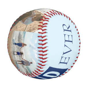 Best Dad Ever Modern 4 Photo  Baseball