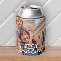 Best Dad Ever Modern Cool Stitch Custom Photo