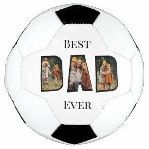 Best dad ever modern  Dad photo collage script  Football