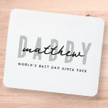 Best Dad Ever Modern Elegant Simple Father's Day Mouse Mat<br><div class="desc">This simple and modern design is composed of san serif typography.</div>