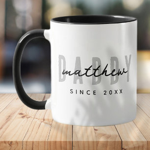 Best Dad Ever Modern Elegant Simple Father's Day Mug