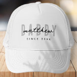Best Dad Ever Modern Elegant Simple Father's Day Trucker Hat<br><div class="desc">This simple and modern design is composed of san serif typography.</div>