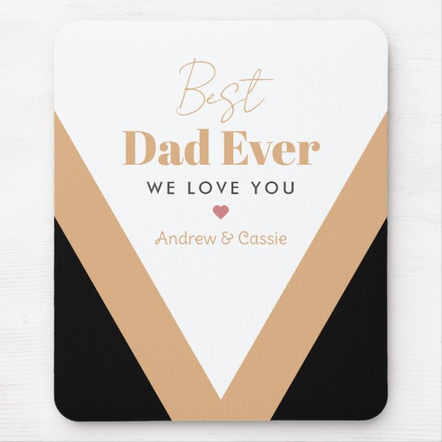 Best dad ever mouse mat (Front)