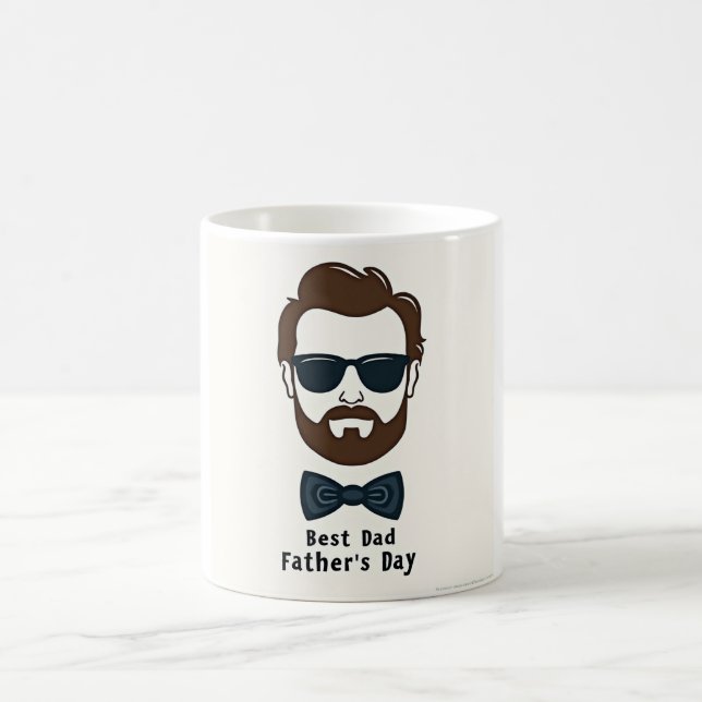 Best Dad Ever Mug – Father's Day Coffee Cup Gift (Center)