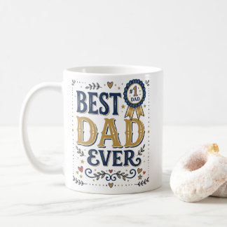 Best Dad Ever Mug Fathers Day Gift From Kids
