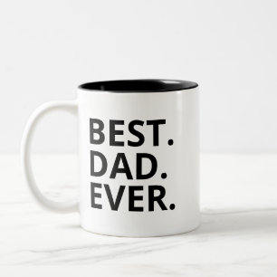 Best Dad Ever Mug, Father's Day Present For Dad, Two-Tone Coffee Mug