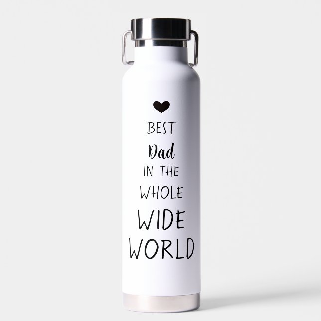 Best Dad Ever Mug- Father's Day Present  Water Bottle (Front)