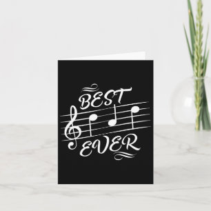 Best Dad Ever Music Notes Musician Fathers Day 