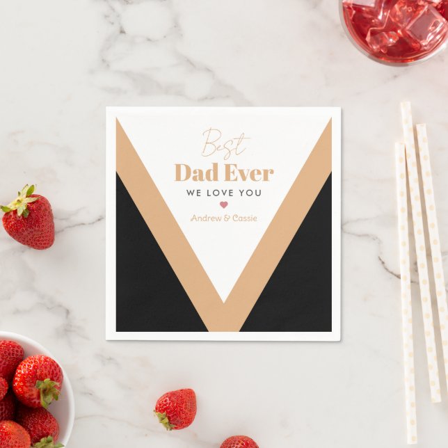 Best dad ever napkin (Insitu)