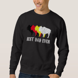 Best Dad Ever Native American Indian Tribe Pride F Sweatshirt