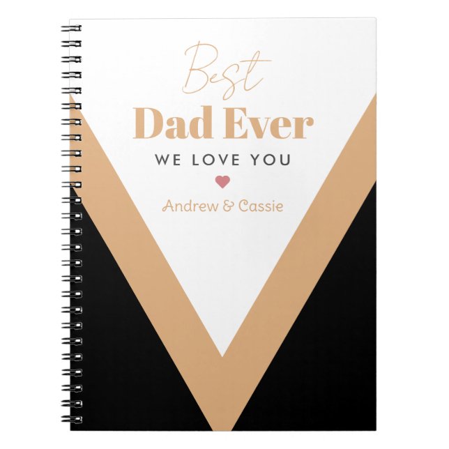 Best dad ever notebook (Front)