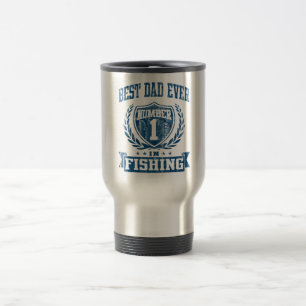 Best Dad Ever Number One In Fishing Travel Mug