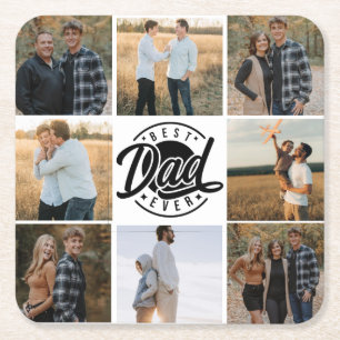 "Best Dad Ever" Paper Coaster