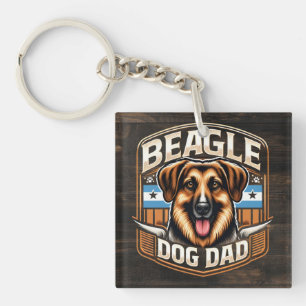 Best Dad Ever - Personal Gift Dog Dad For Husband Key Ring