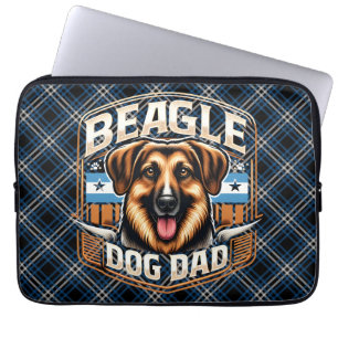 Best Dad Ever - Personal Gift Dog Dad For Husband Laptop Sleeve