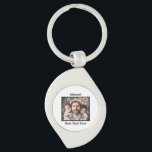 Best Dad Ever personalise  Key Ring<br><div class="desc">Showcase your love with our personalised "Best Dad Ever" Father's Day collection. Customise each gift with special images to make his day truly memorable and unique! Upload Dad and his kids images right into our products.</div>