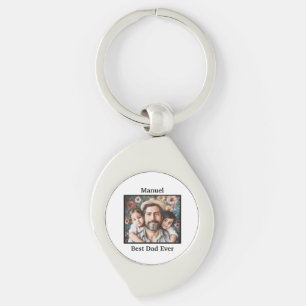 Best Dad Ever personalise Key Ring
