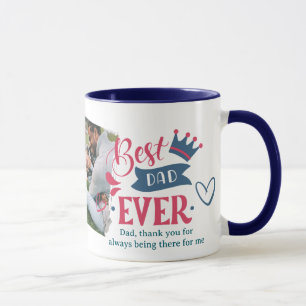 Best Dad Ever Personalise Trendy Design Mug