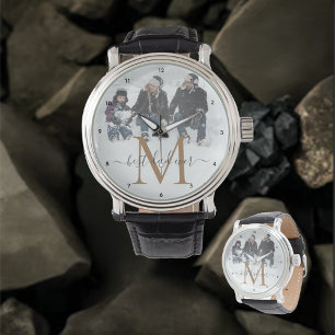Best Dad Ever, Personalise Your Name, Photo Watch