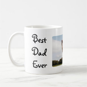 Best Dad Ever Personalised 1 Photo Coffee Mug