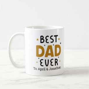 Best Dad Ever Personalised Coffee Mug
