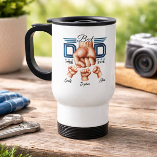Best Dad Ever Personalised Custom Father’s Day Travel Mug
