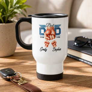 Best Dad Ever Personalised   Custom Father’s Day Travel Mug