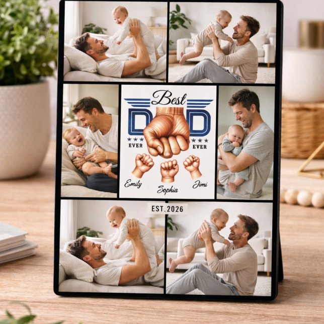 Best Dad Ever Personalised | Custom Father’s Plaque (Best Dad Ever Personalized | Custom Father’s Day plaque )