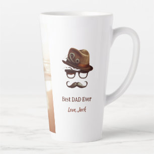 Best Dad Ever - Personalised Father's Day Gift Latte Mug