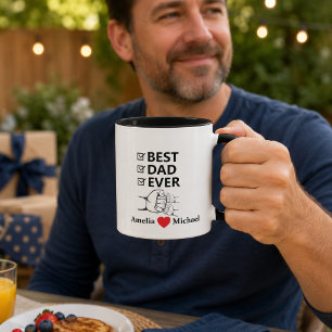 Best Dad Ever Personalised Mug