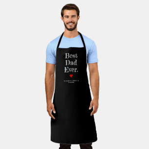 Best Dad Ever Personalised Names Apron