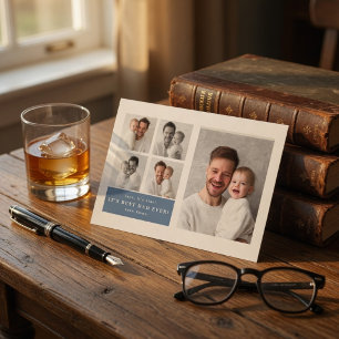 Best Dad Ever Personalised Photo Card Custom