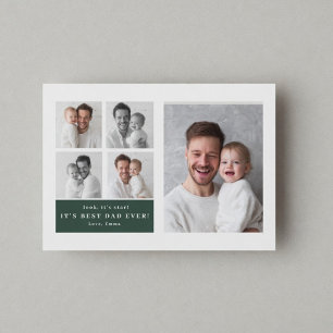 Best Dad Ever Personalised Photo Card   Custom 